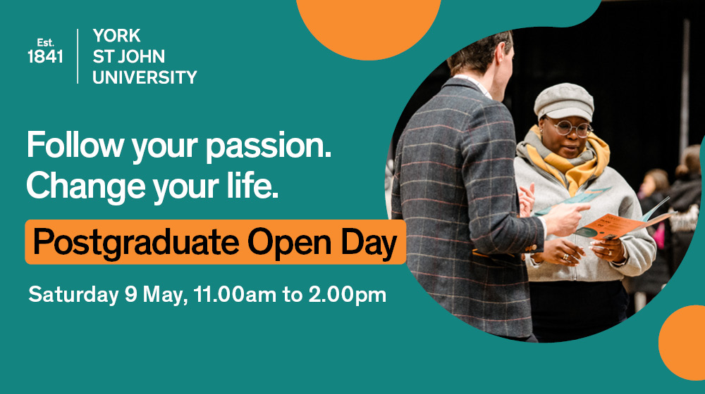 Take your passion to the next level at our Postgraduate Open Day