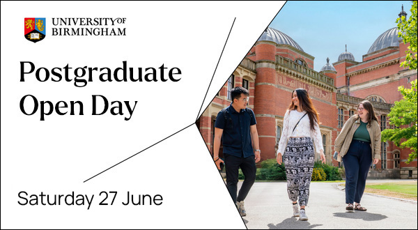 Postgraduate Open Day 27 Jun 26